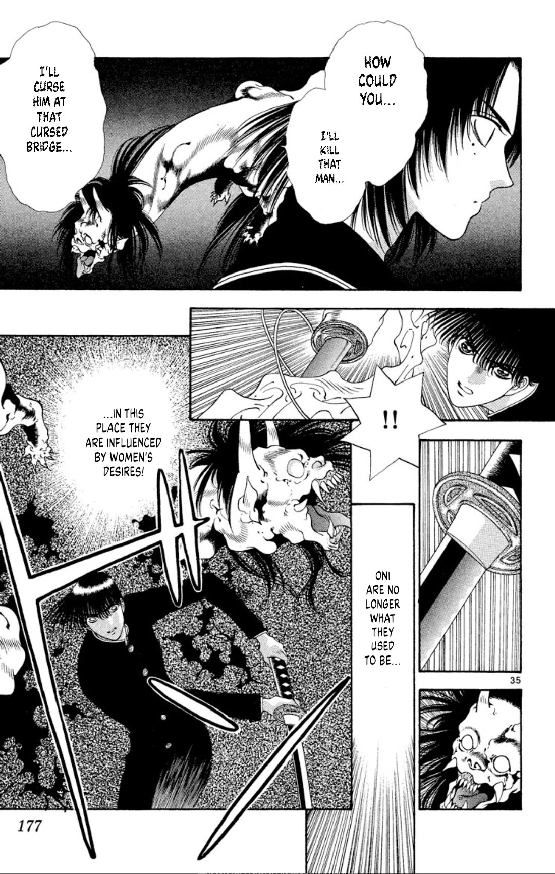 Onikirimaru Chapter 69 page 35 - Chapter 69: The flower and the oni