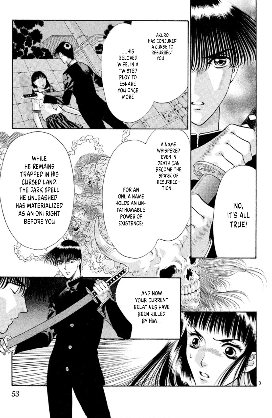 Onikirimaru Chapter 71 page 3 - Chapter 71: Akuro (part 2)