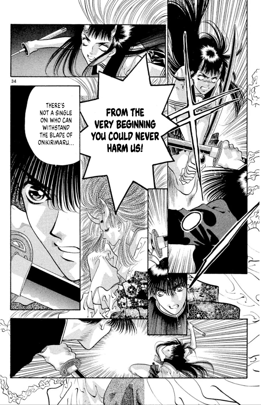 Onikirimaru Chapter 71 page 34 - Chapter 71: Akuro (part 2)