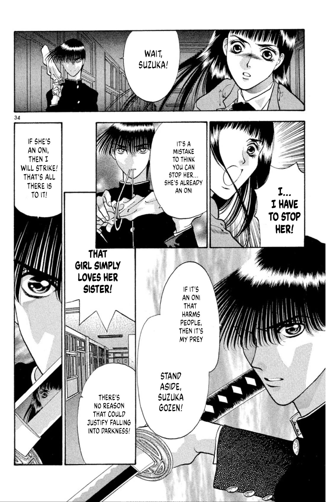 Onikirimaru Chapter 76 page 34 - Chapter 76: The vengeful oni
