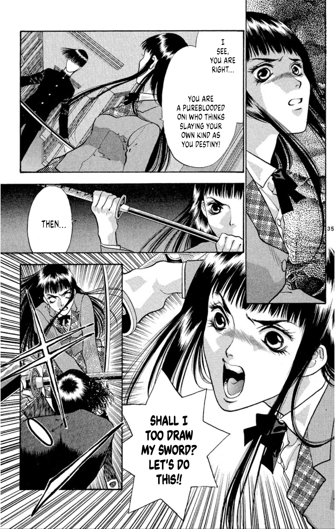 Onikirimaru Chapter 76 page 35 - Chapter 76: The vengeful oni