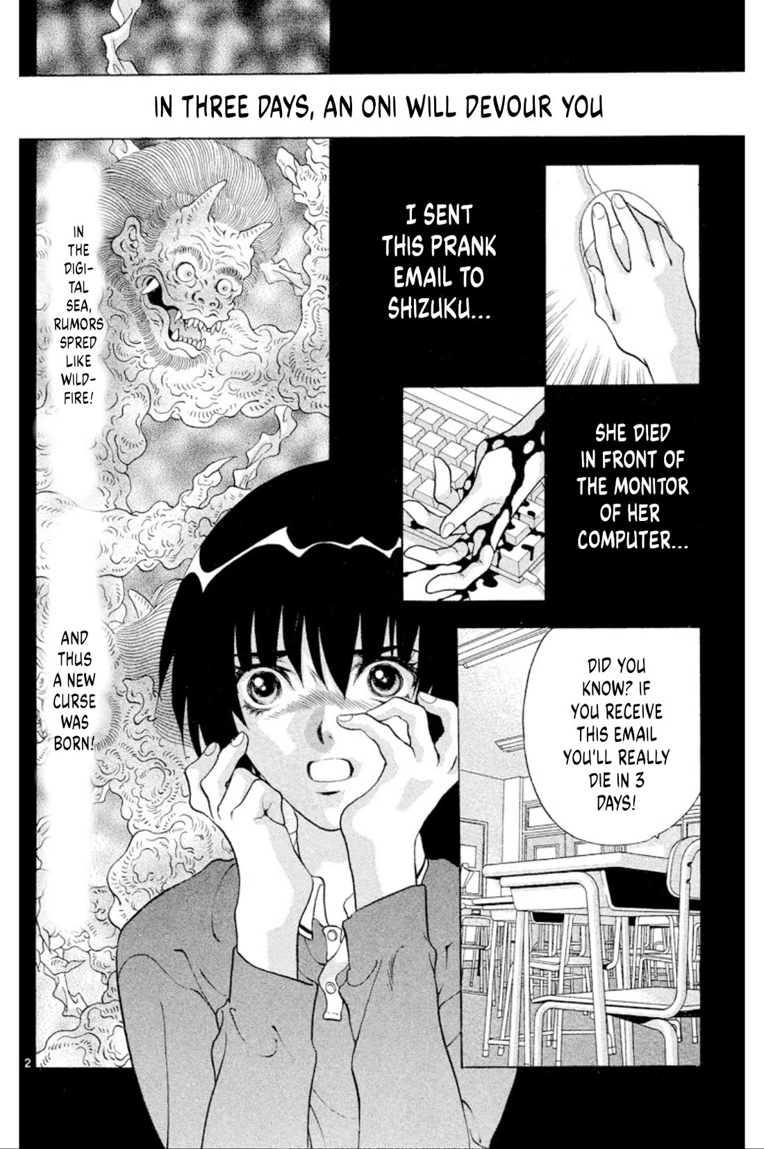 Onikirimaru Chapter 94 page 2 - Chapter 94: The cyber oni (part 2)