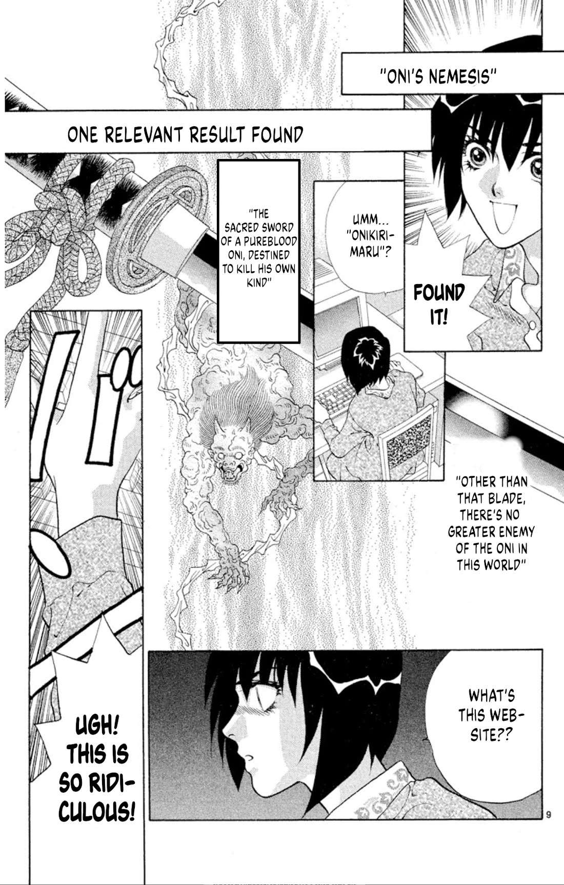 Onikirimaru Chapter 94 page 8 - Chapter 94: The cyber oni (part 2)