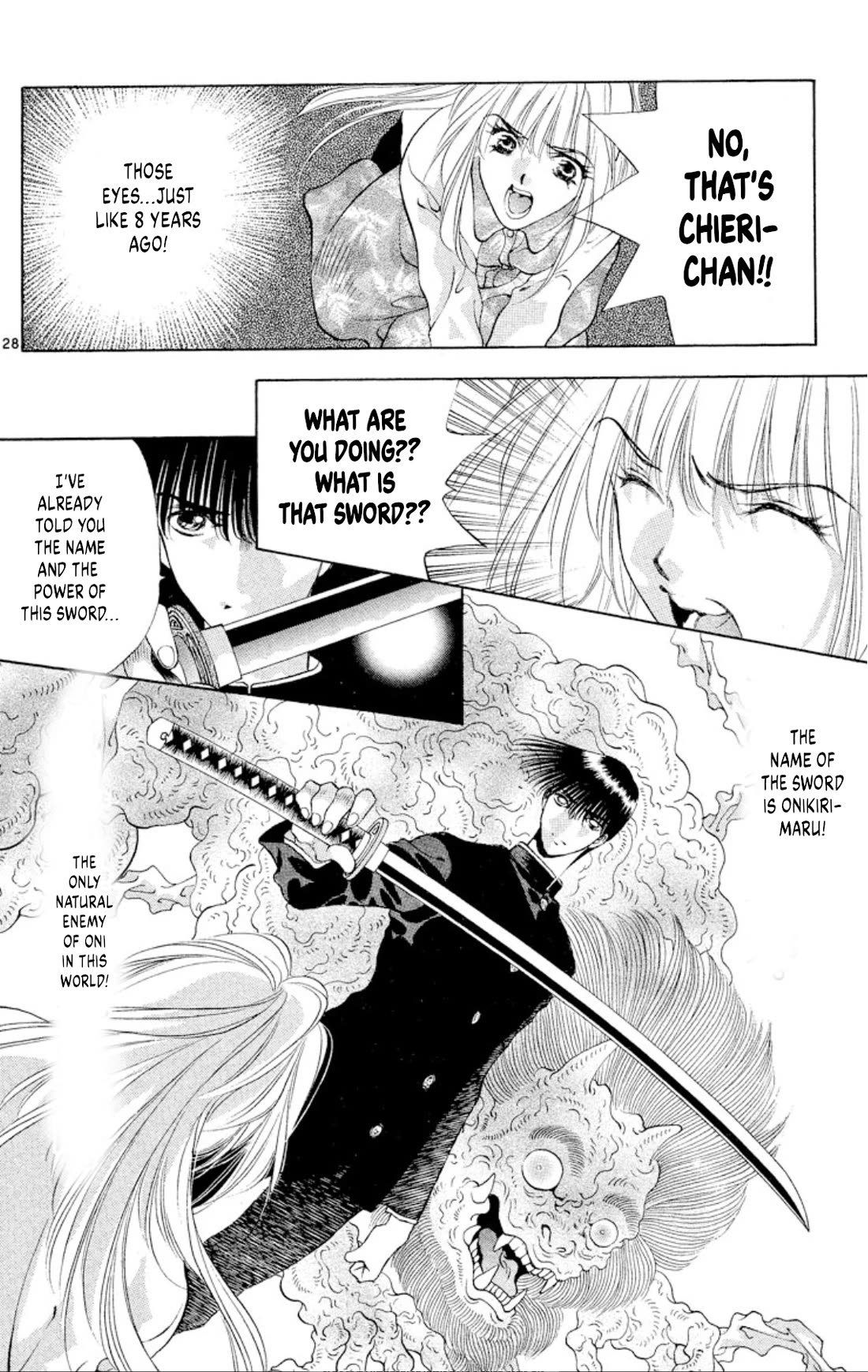 Onikirimaru Chapter 95 page 28 - Chapter 95: The oni's wish