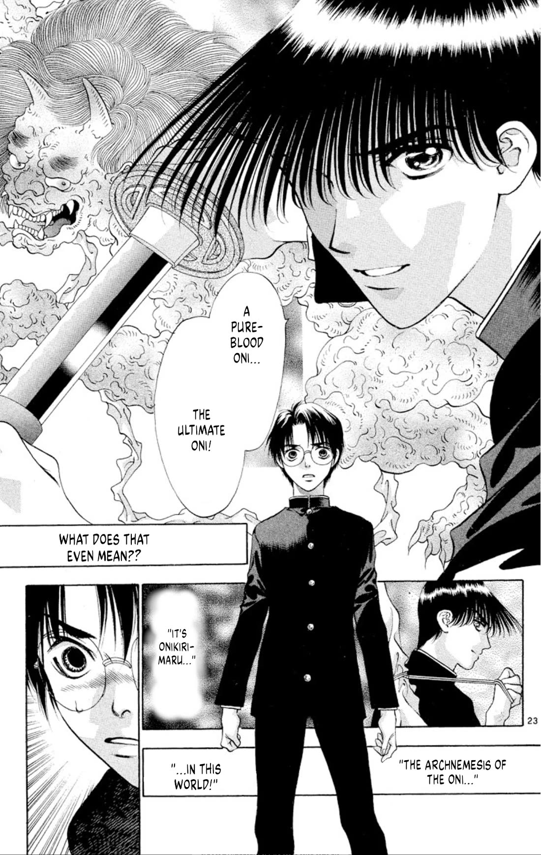 Onikirimaru Chapter 98 page 23 - Chapter 98: The dwelling oni (part 2)