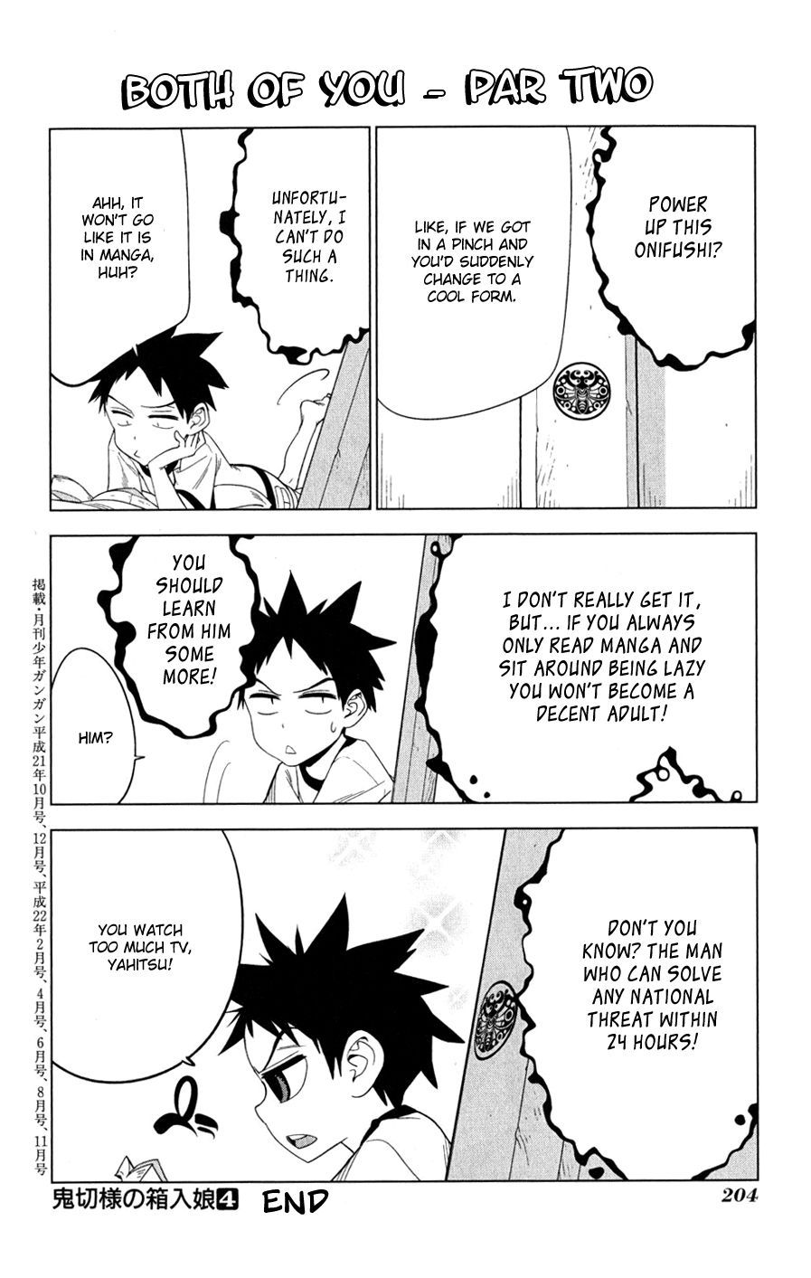 Onikirisama no Hakoirimusume Chapter 21 page 44 - Chapter 21