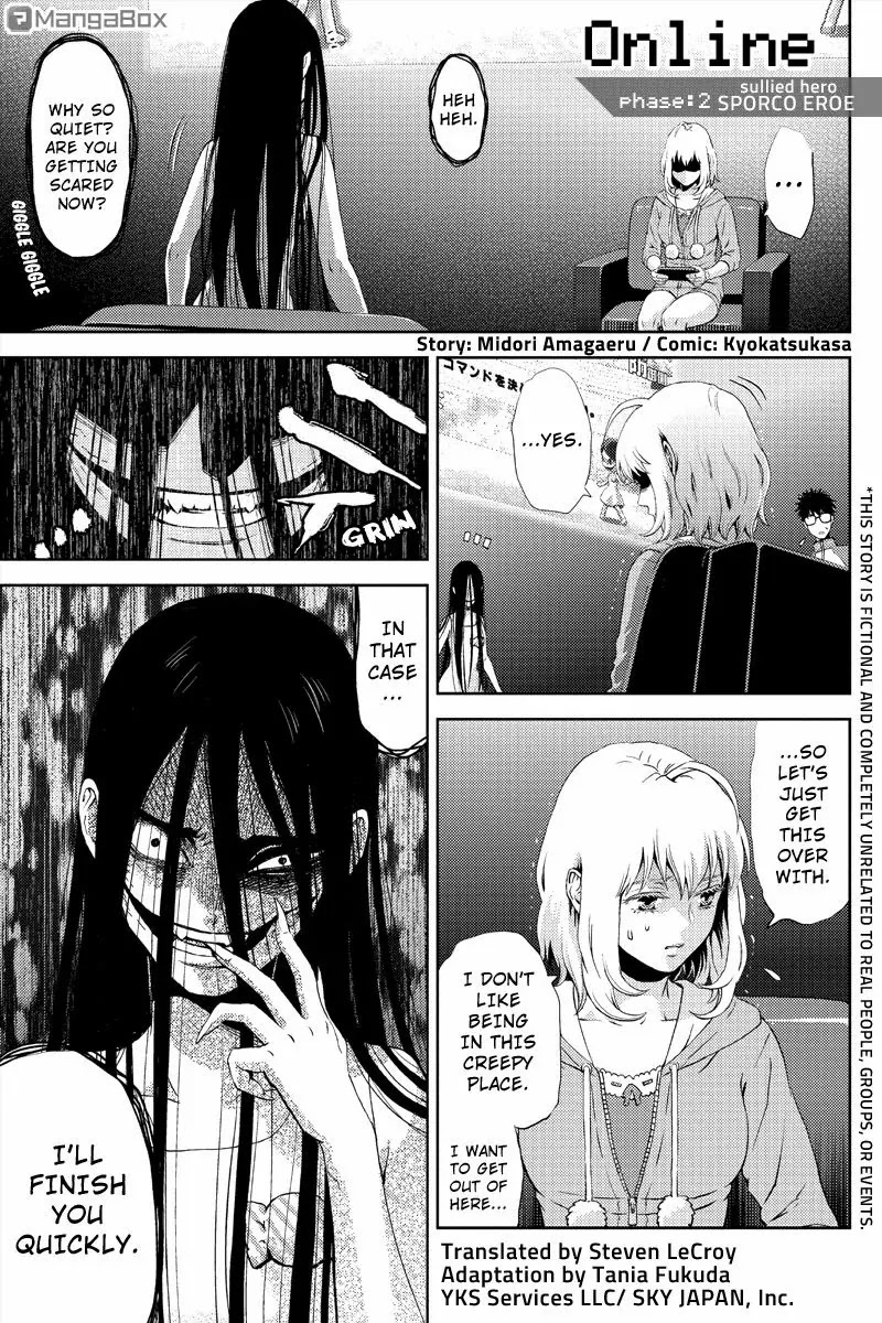 Online - The Comic Chapter 2 page 1 - Chapter 2
