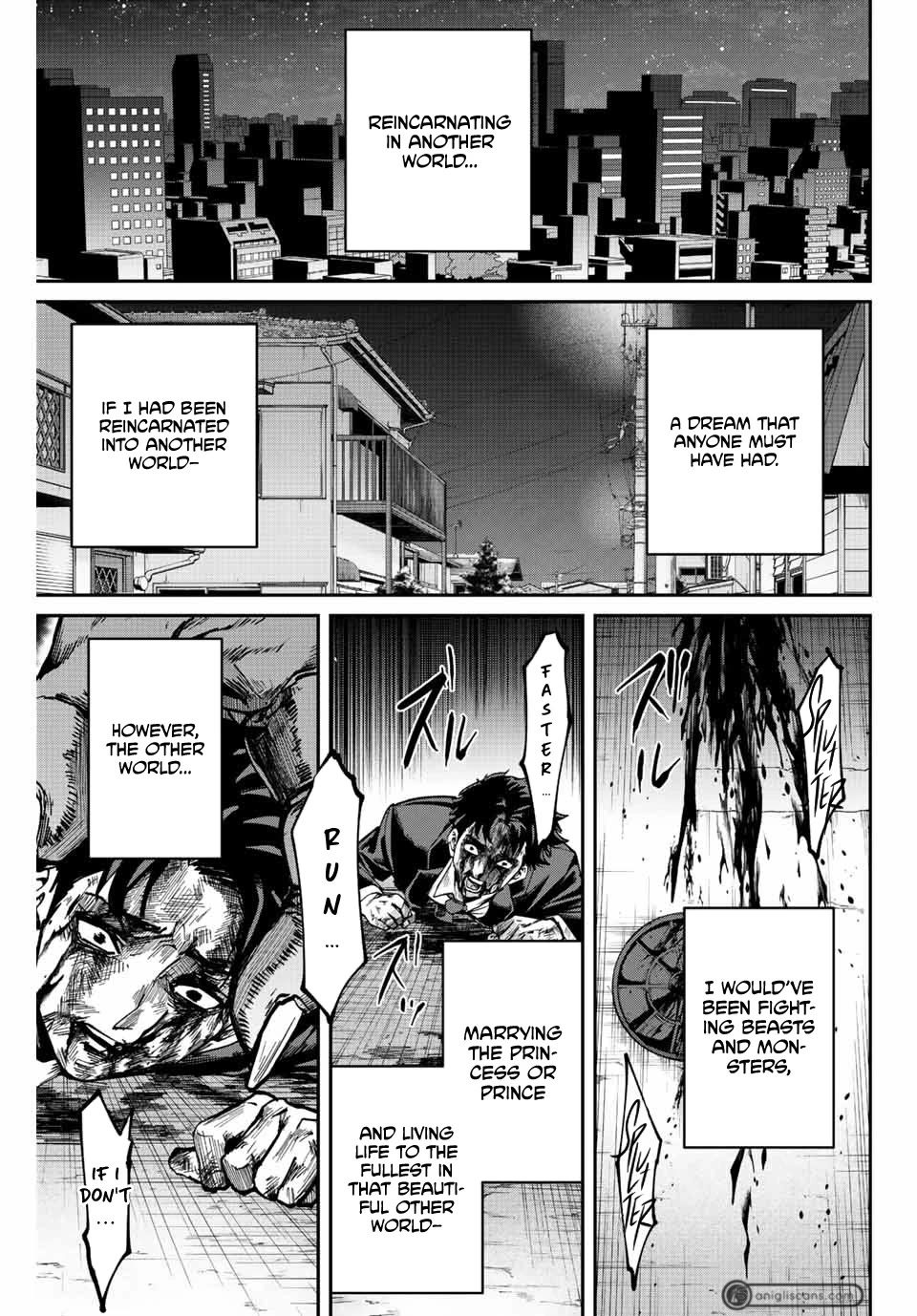 Only I Know That the World Will End. In a World Where Monsters Appear, I Level up by Returning From Death Chapter 1 page 2 - Chapter 1