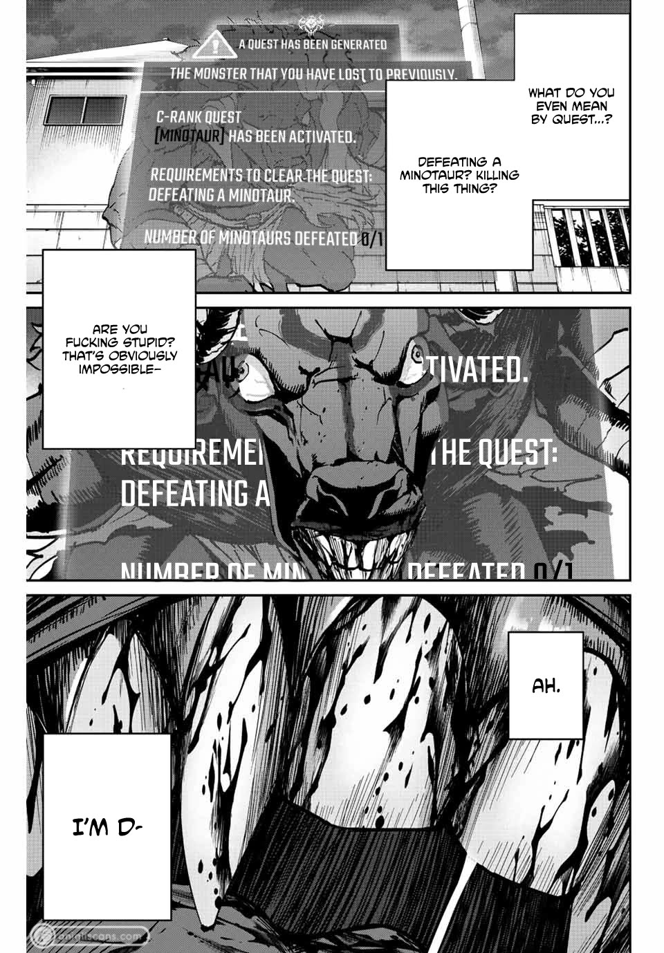 Only I Know That the World Will End. In a World Where Monsters Appear, I Level up by Returning From Death Chapter 1 page 26 - Chapter 1