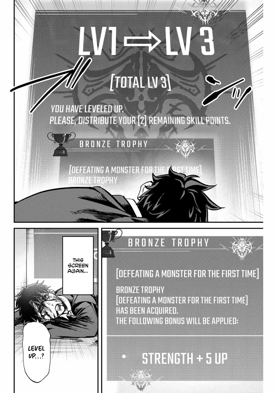 Only I Know That the World Will End. In a World Where Monsters Appear, I Level up by Returning From Death Chapter 1 page 61 - Chapter 1