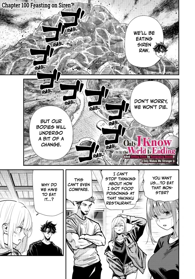 Only I Know That the World Will End. In a World Where Monsters Appear, I Level up by Returning From Death Chapter 100 page 1 - Chapter 100: Feasting on Siren?!