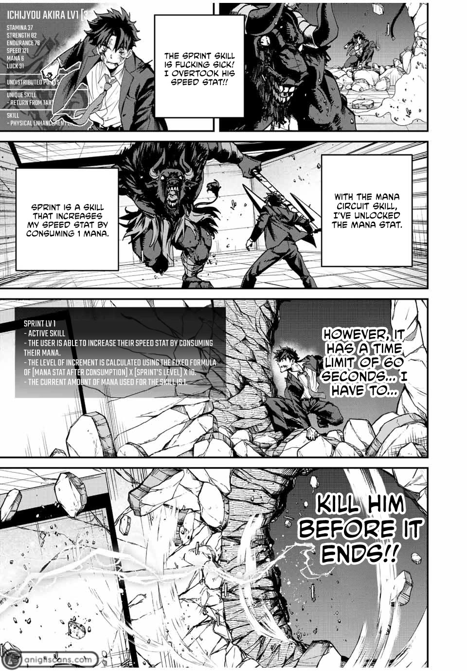 Only I Know That the World Will End. In a World Where Monsters Appear, I Level up by Returning From Death Chapter 11 page 12 - Chapter 11