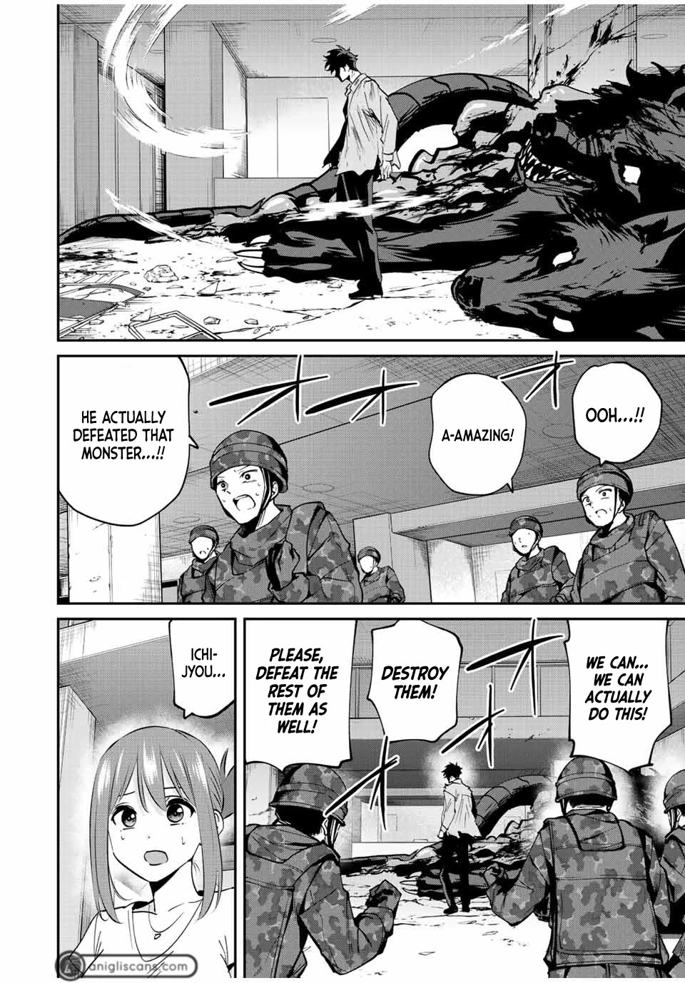 Only I Know That the World Will End. In a World Where Monsters Appear, I Level up by Returning From Death Chapter 18 page 9 - Chapter 18