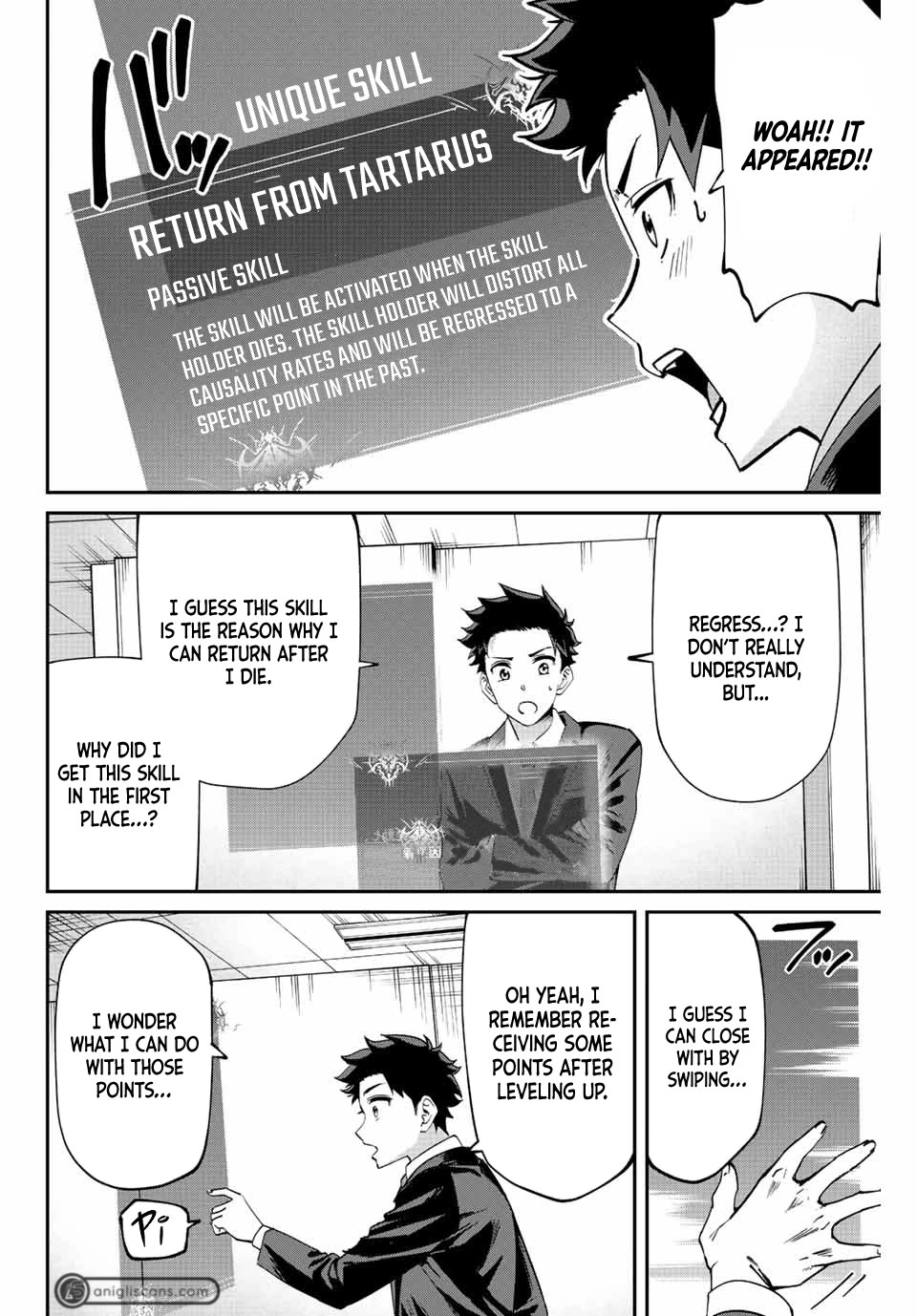 Only I Know That the World Will End. In a World Where Monsters Appear, I Level up by Returning From Death Chapter 2 page 9 - Chapter 2
