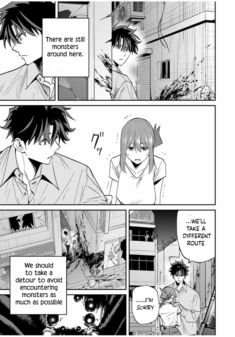 Only I Know That the World Will End. In a World Where Monsters Appear, I Level up by Returning From Death Chapter 23 page 12 - Chapter 23