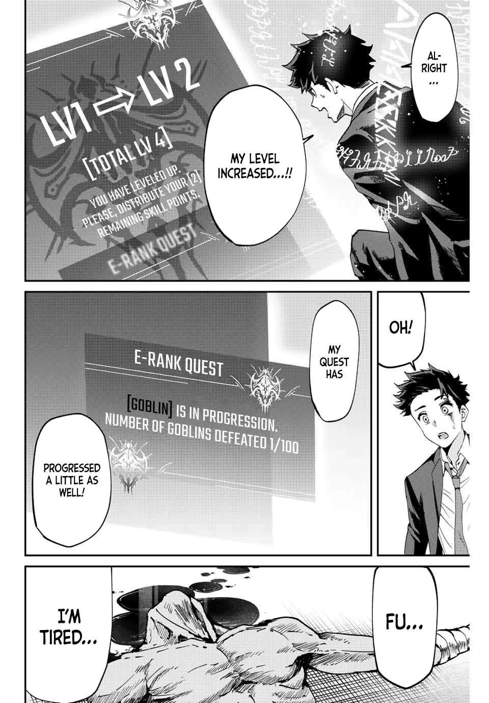 Only I Know That the World Will End. In a World Where Monsters Appear, I Level up by Returning From Death Chapter 3 page 25 - Chapter 3