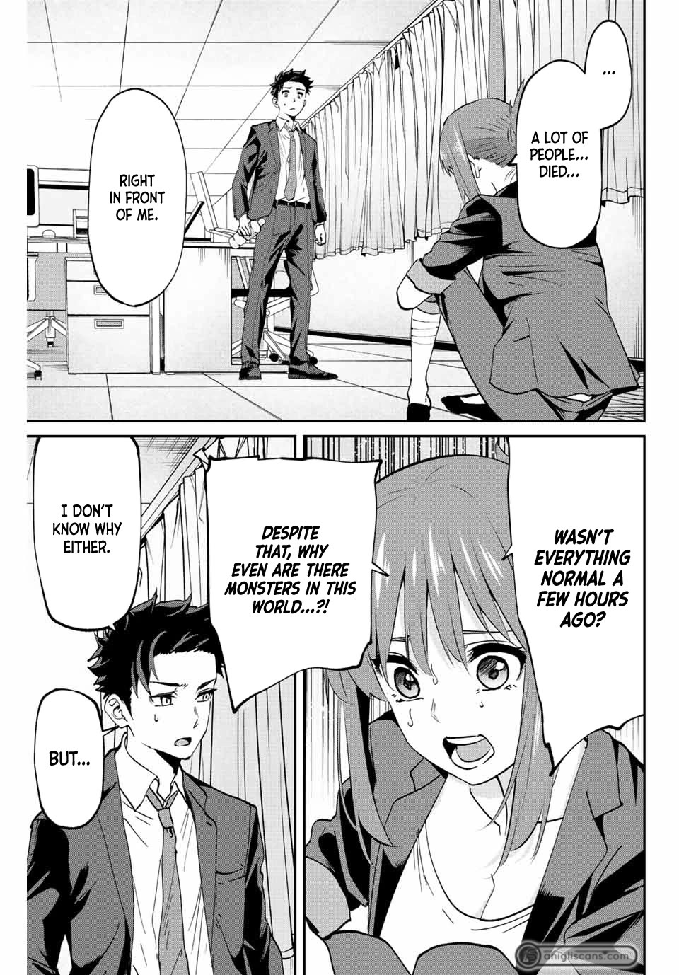 Only I Know That the World Will End. In a World Where Monsters Appear, I Level up by Returning From Death Chapter 3 page 6 - Chapter 3