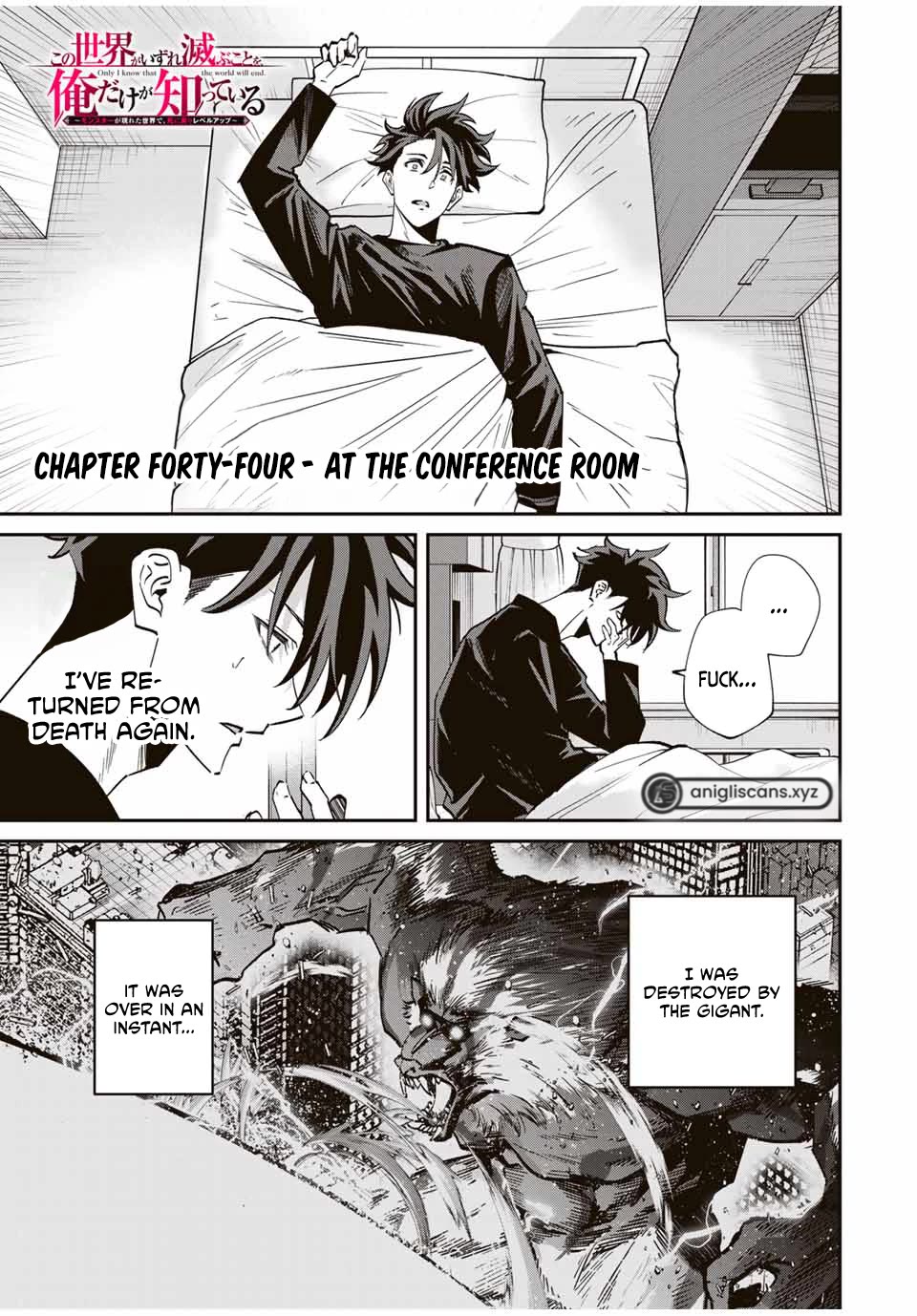 Only I Know That the World Will End. In a World Where Monsters Appear, I Level up by Returning From Death Chapter 44 page 2 - Chapter 44