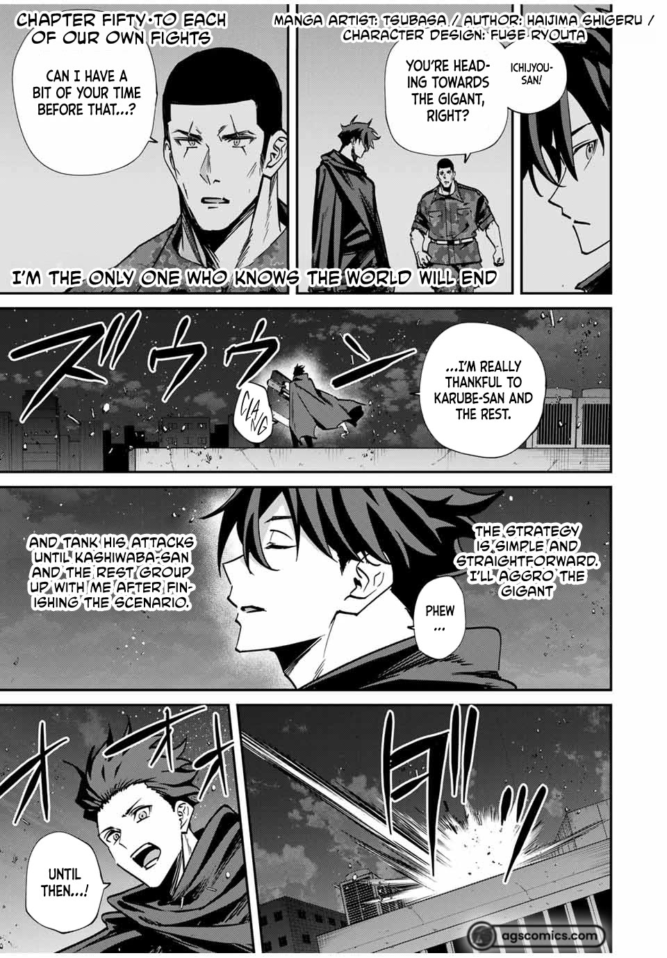 Only I Know That the World Will End. In a World Where Monsters Appear, I Level up by Returning From Death Chapter 50 page 1 - Chapter 50