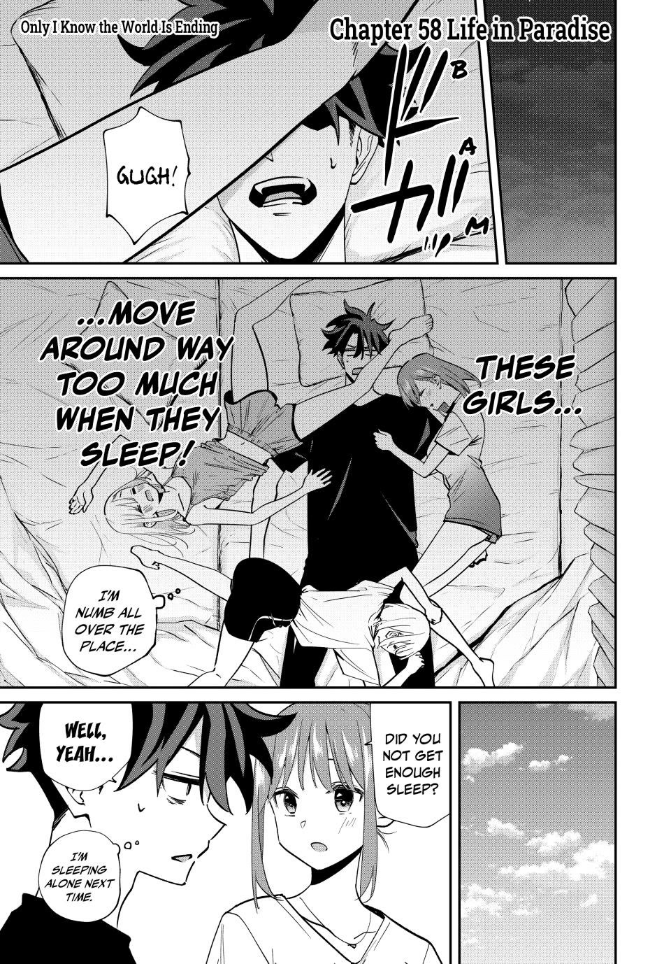 Only I Know That the World Will End. In a World Where Monsters Appear, I Level up by Returning From Death Chapter 58 page 1 - Chapter 58: Life in Paradise