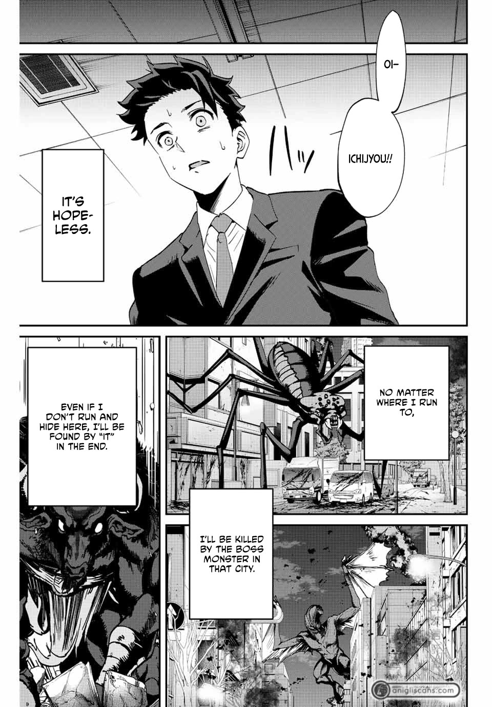 Only I Know That the World Will End. In a World Where Monsters Appear, I Level up by Returning From Death Chapter 6 page 13 - Chapter 6