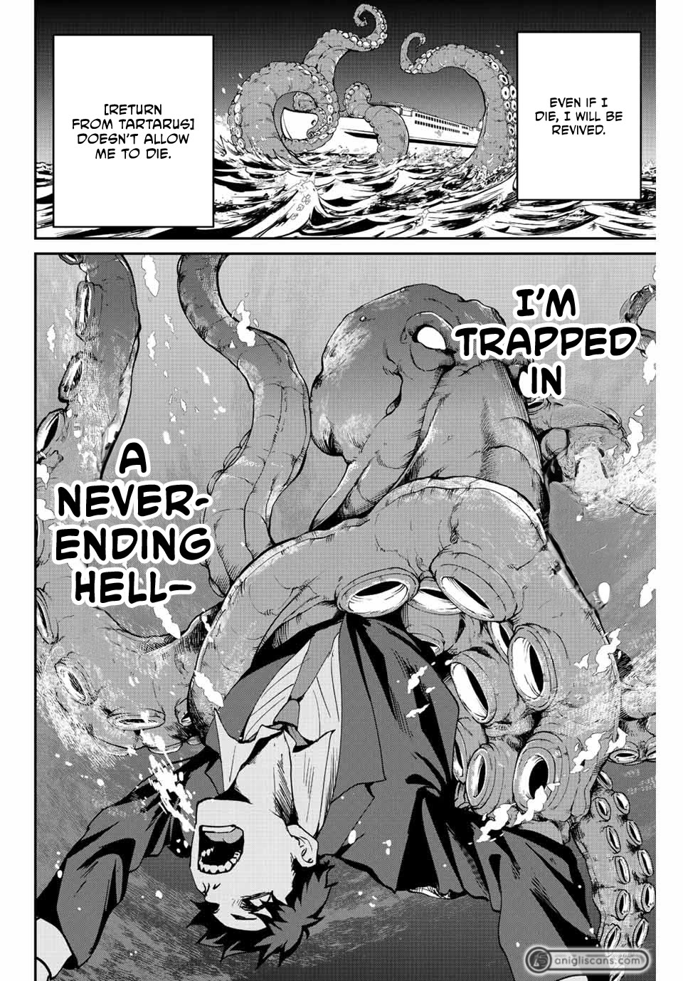 Only I Know That the World Will End. In a World Where Monsters Appear, I Level up by Returning From Death Chapter 6 page 14 - Chapter 6