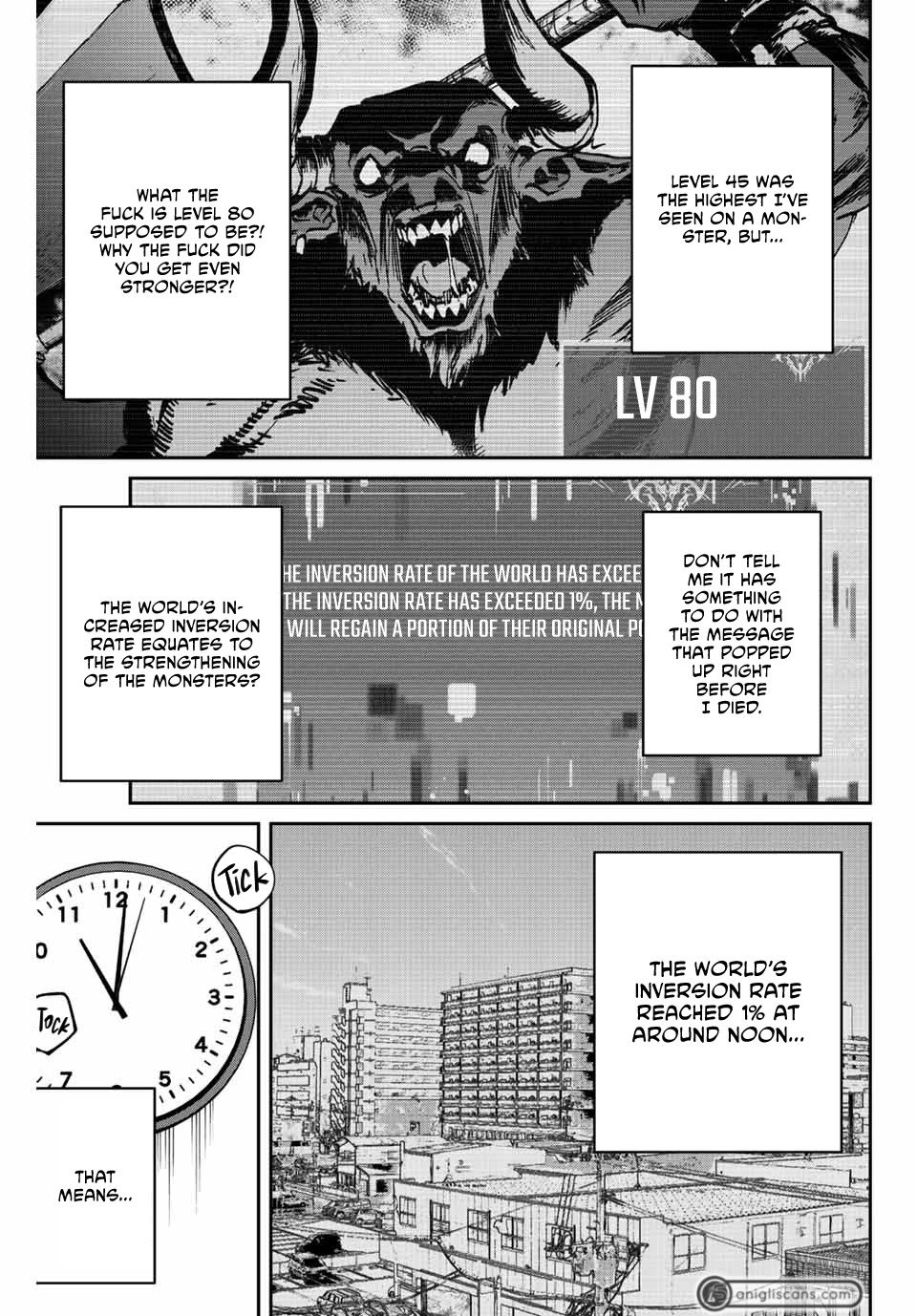 Only I Know That the World Will End. In a World Where Monsters Appear, I Level up by Returning From Death Chapter 6 page 4 - Chapter 6
