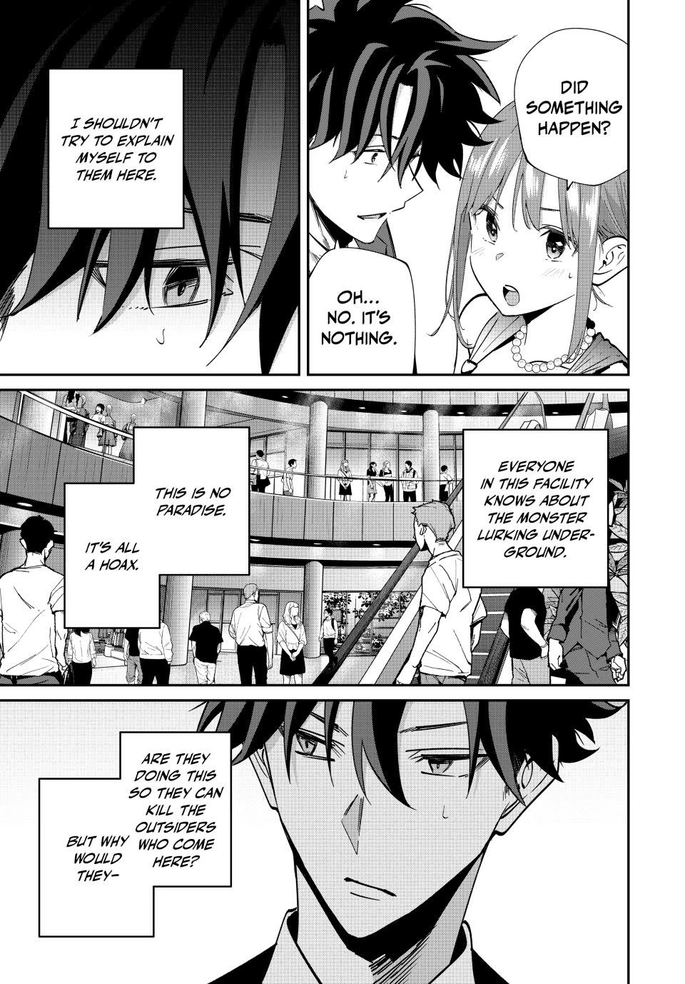 Only I Know That the World Will End. In a World Where Monsters Appear, I Level up by Returning From Death Chapter 61 page 12 - Chapter 61: The Paradise's Rules