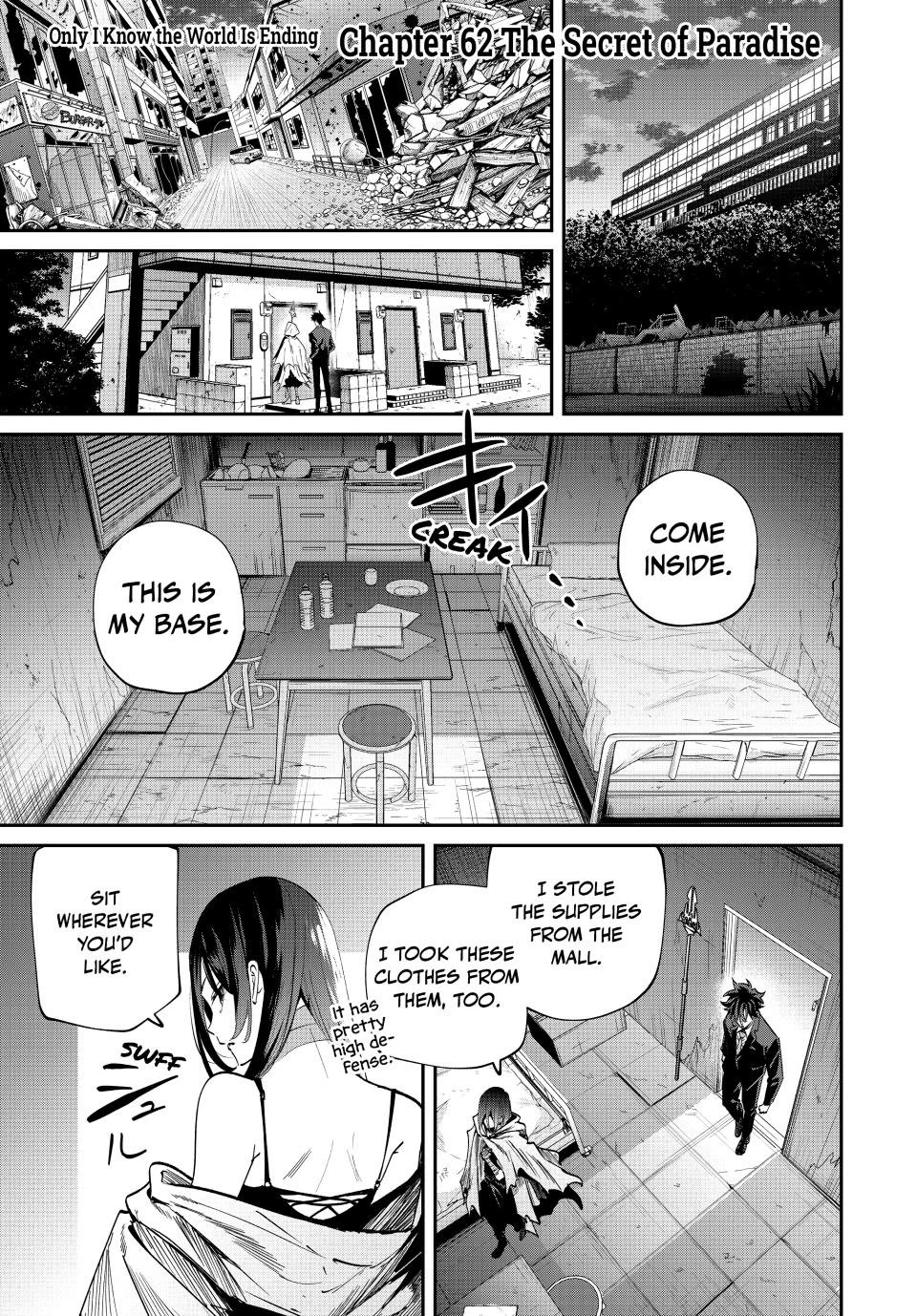 Only I Know That the World Will End. In a World Where Monsters Appear, I Level up by Returning From Death Chapter 62 page 1 - Chapter 62: The Secret of Paradise