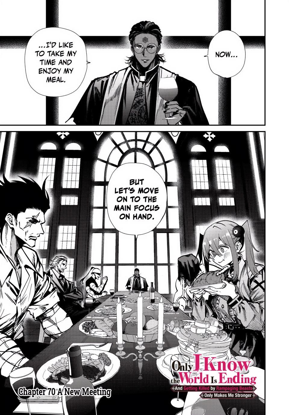 Only I Know That the World Will End. In a World Where Monsters Appear, I Level up by Returning From Death Chapter 70 page 1 - Chapter 70: A New Meeting