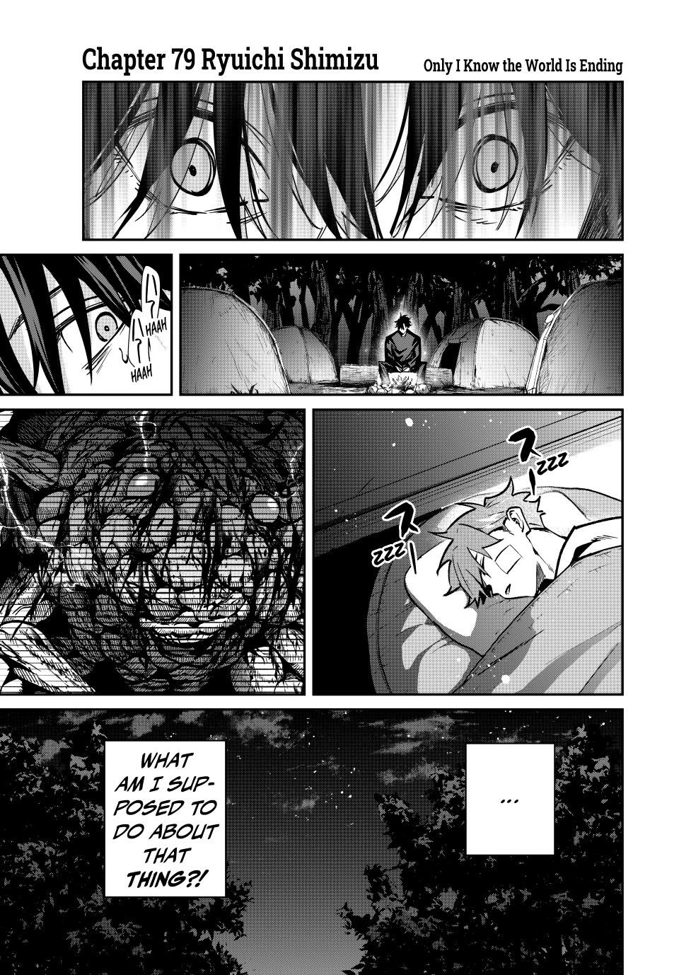 Only I Know That the World Will End. In a World Where Monsters Appear, I Level up by Returning From Death Chapter 79 page 1 - Chapter 79: Ryuichi Shimizu