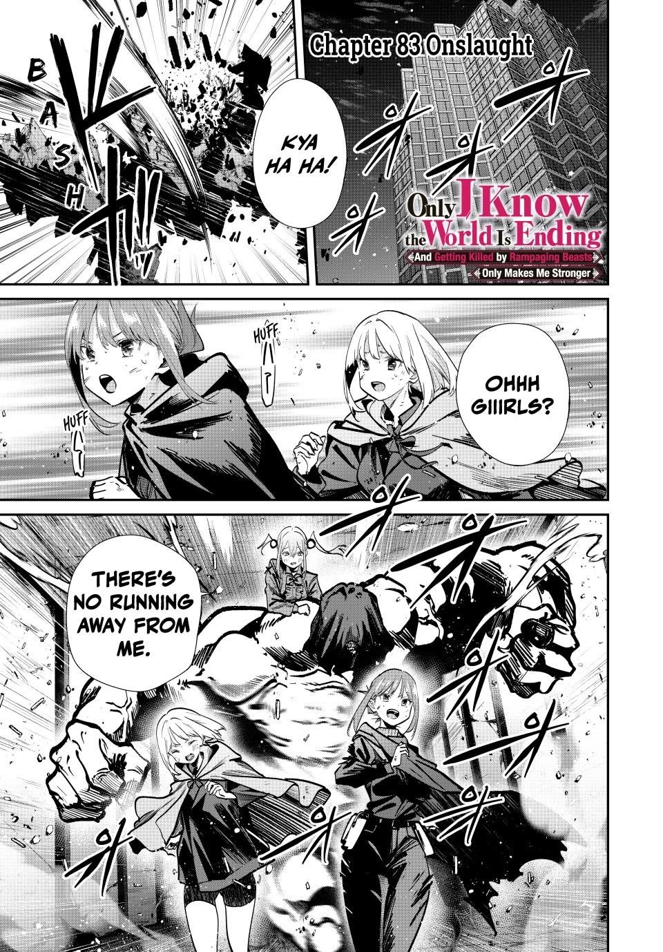 Only I Know That the World Will End. In a World Where Monsters Appear, I Level up by Returning From Death Chapter 83 page 1 - Chapter 83: Onslaught