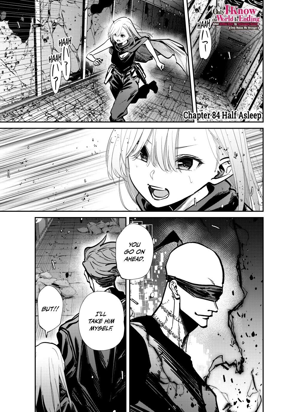 Only I Know That the World Will End. In a World Where Monsters Appear, I Level up by Returning From Death Chapter 84 page 1 - Chapter 84: Half Asleep