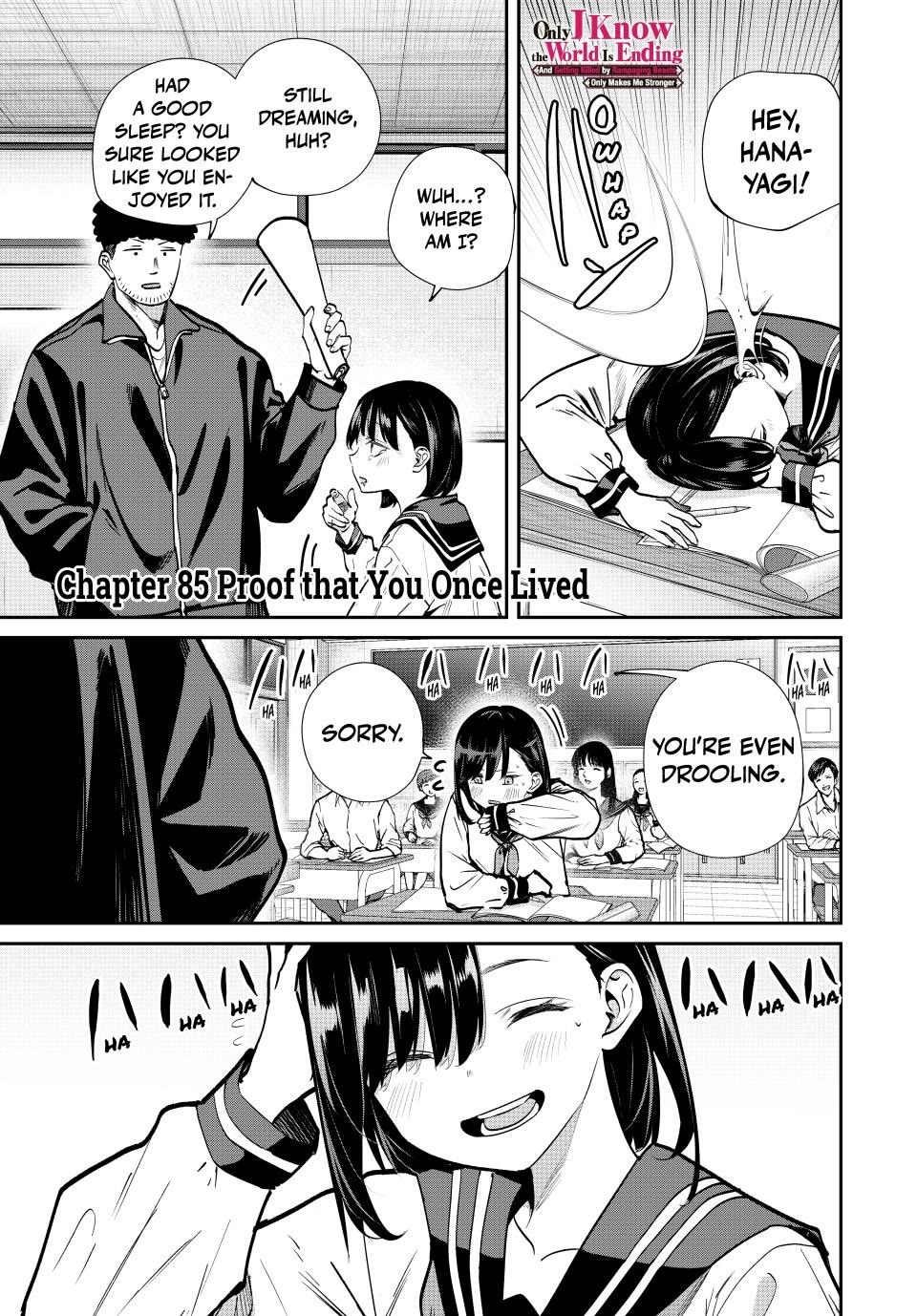 Only I Know That the World Will End. In a World Where Monsters Appear, I Level up by Returning From Death Chapter 85 page 1 - Chapter 85: Proof that You Once Lived