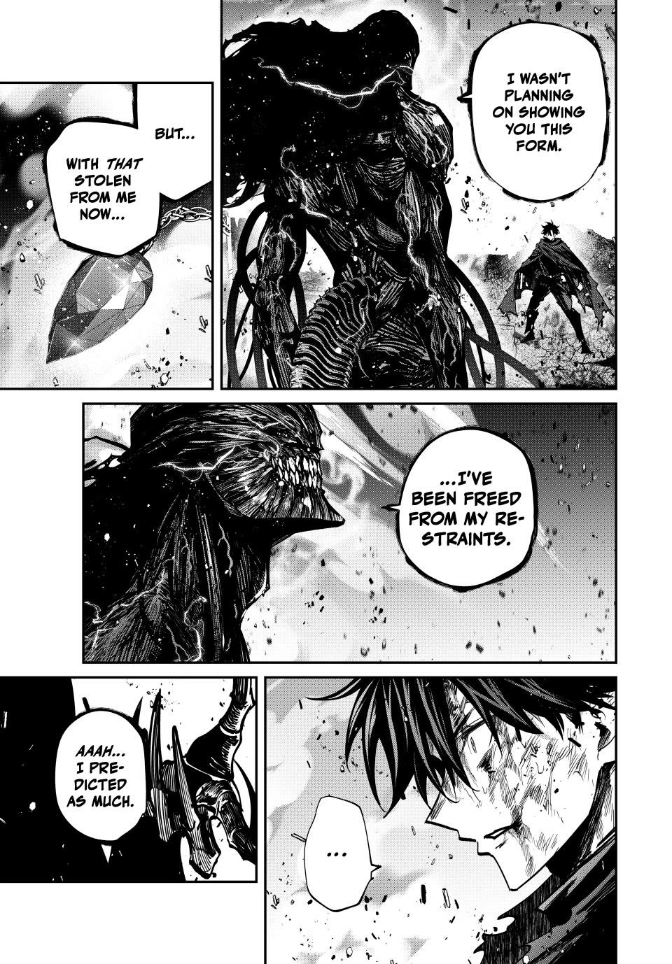 Only I Know That the World Will End. In a World Where Monsters Appear, I Level up by Returning From Death Chapter 89 page 3 - Chapter 89: He Who Has Abandoned His Human Form