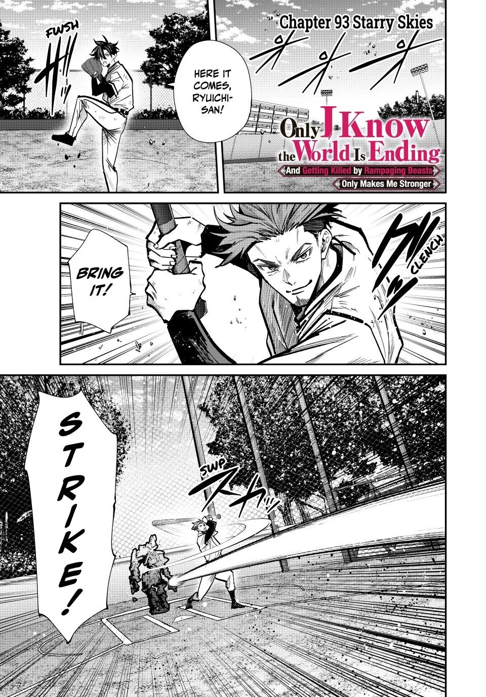 Only I Know That the World Will End. In a World Where Monsters Appear, I Level up by Returning From Death Chapter 93 page 1 - Chapter 93: Starry Skies
