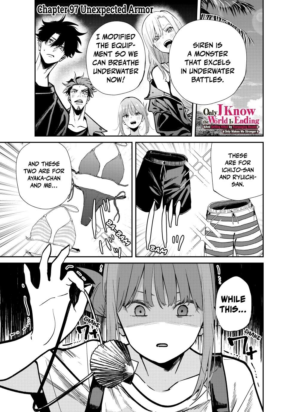 Only I Know That the World Will End. In a World Where Monsters Appear, I Level up by Returning From Death Chapter 97 page 1 - Chapter 97: Unexpected Armor