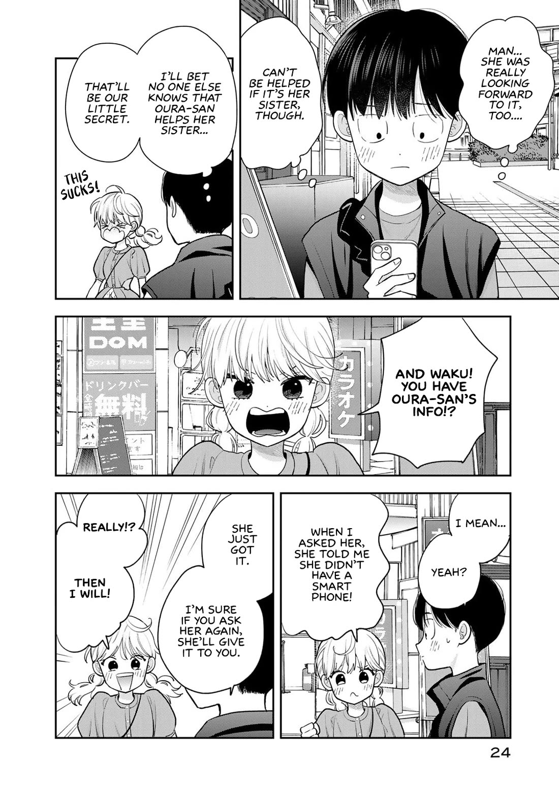 Only I Know Chapter 5 page 24 - Chapter 5: I can't help but be excited for karaoke