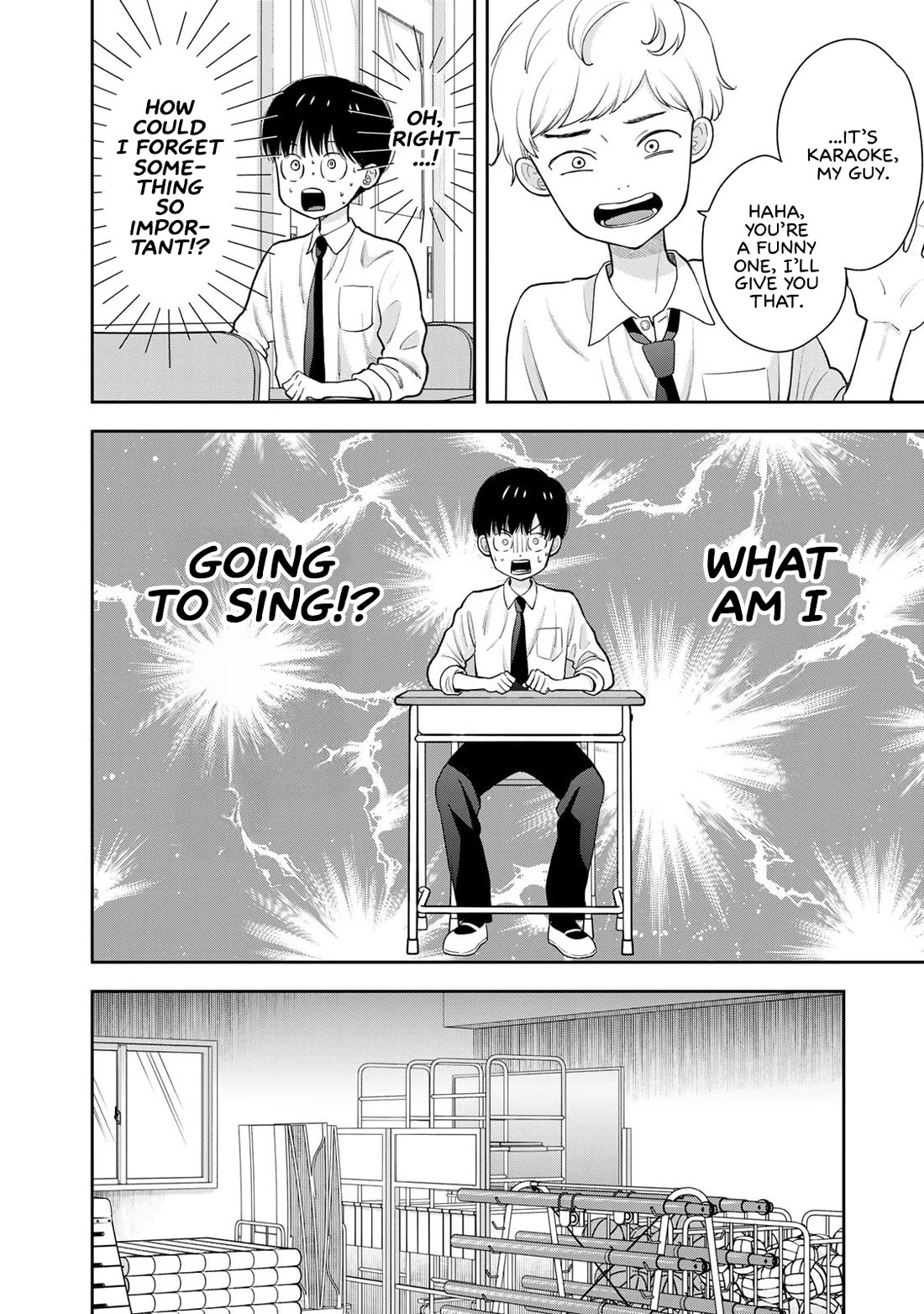 Only I Know Chapter 5 page 8 - Chapter 5: I can't help but be excited for karaoke