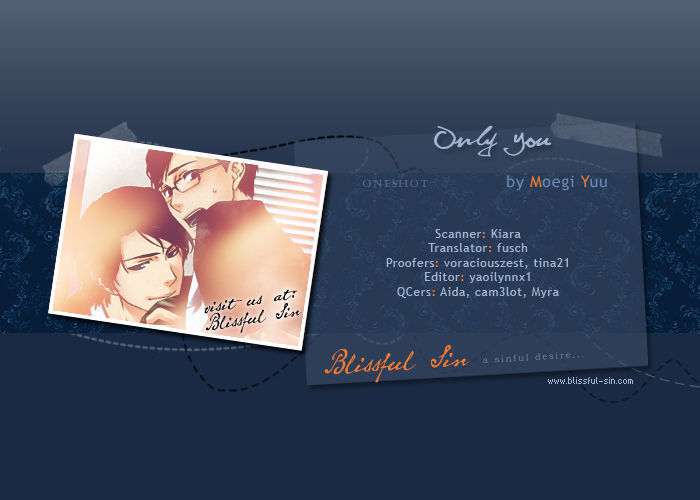 Only One (MOEGI Yuu) Chapter 1 page 1 - Chapter 1 : Only You