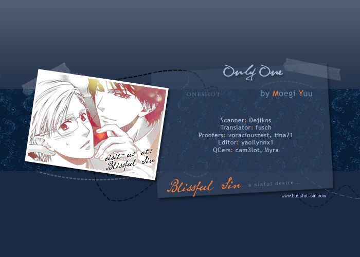 Only One (MOEGI Yuu) Chapter 2 page 1 - Chapter 2 : Only One