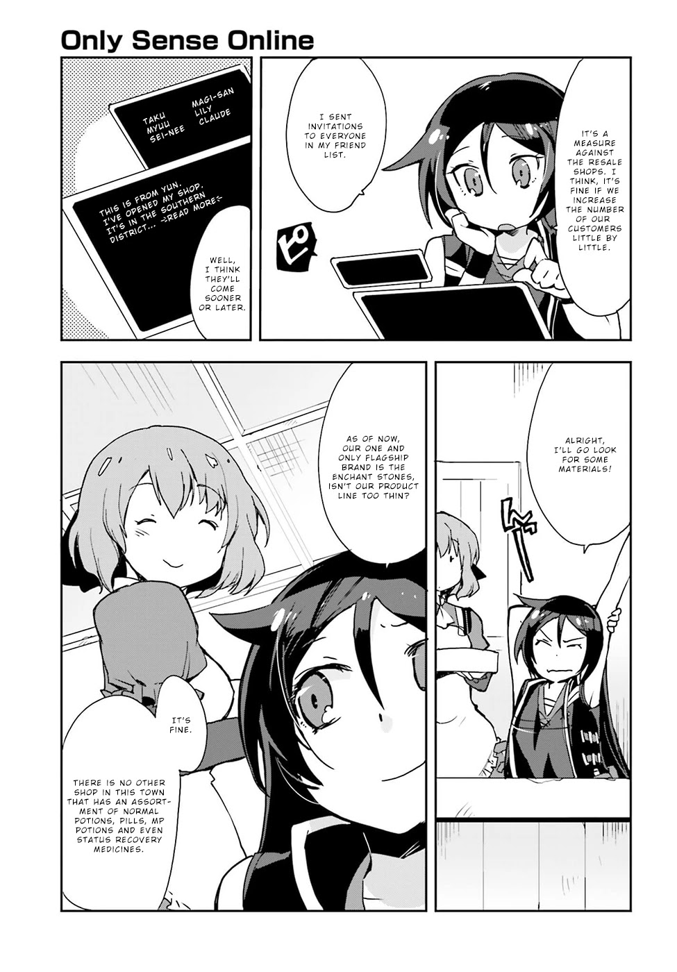 Only Sense Online Chapter 10 page 27 - Chapter 10: The Art of the Bow and "Atelier"