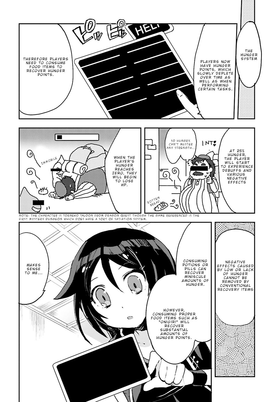 Only Sense Online Chapter 11 page 10 - Chapter 11: Cooking and Hunger Level