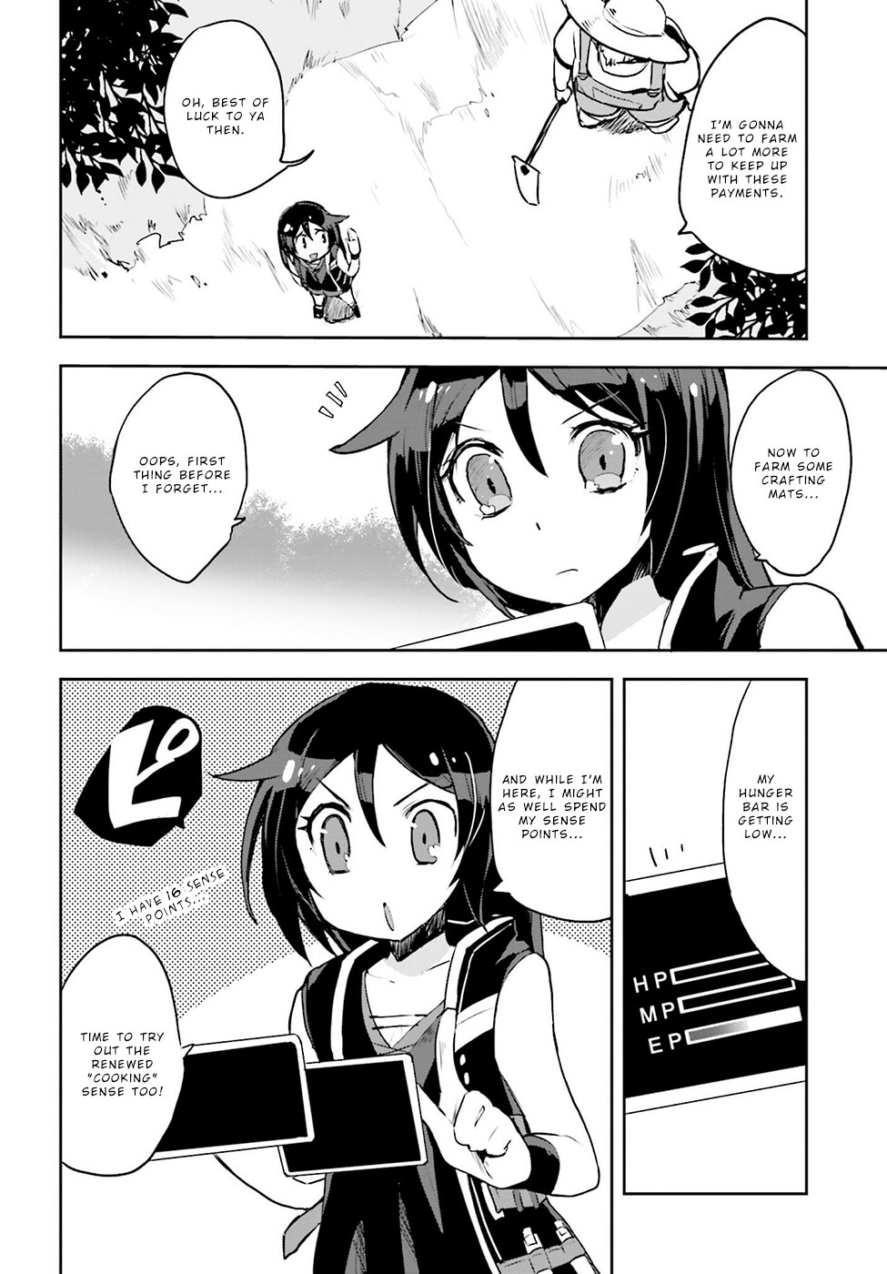 Only Sense Online Chapter 11 page 18 - Chapter 11: Cooking and Hunger Level