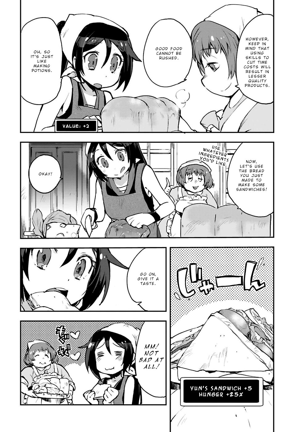 Only Sense Online Chapter 11 page 22 - Chapter 11: Cooking and Hunger Level