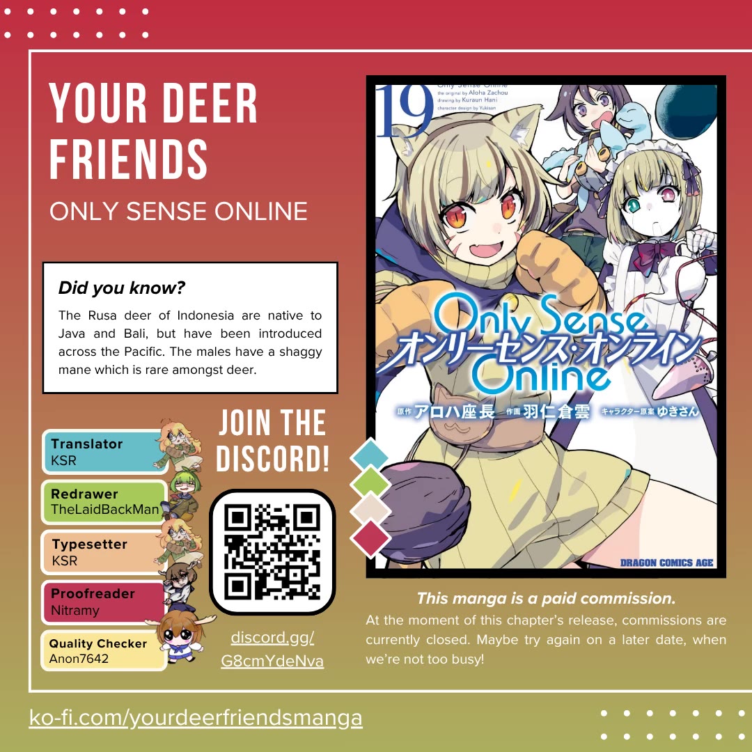Only Sense Online Chapter 110 page 1 - Chapter 110: The Water Dragon Hatchling and the Clockwork Magic Doll
