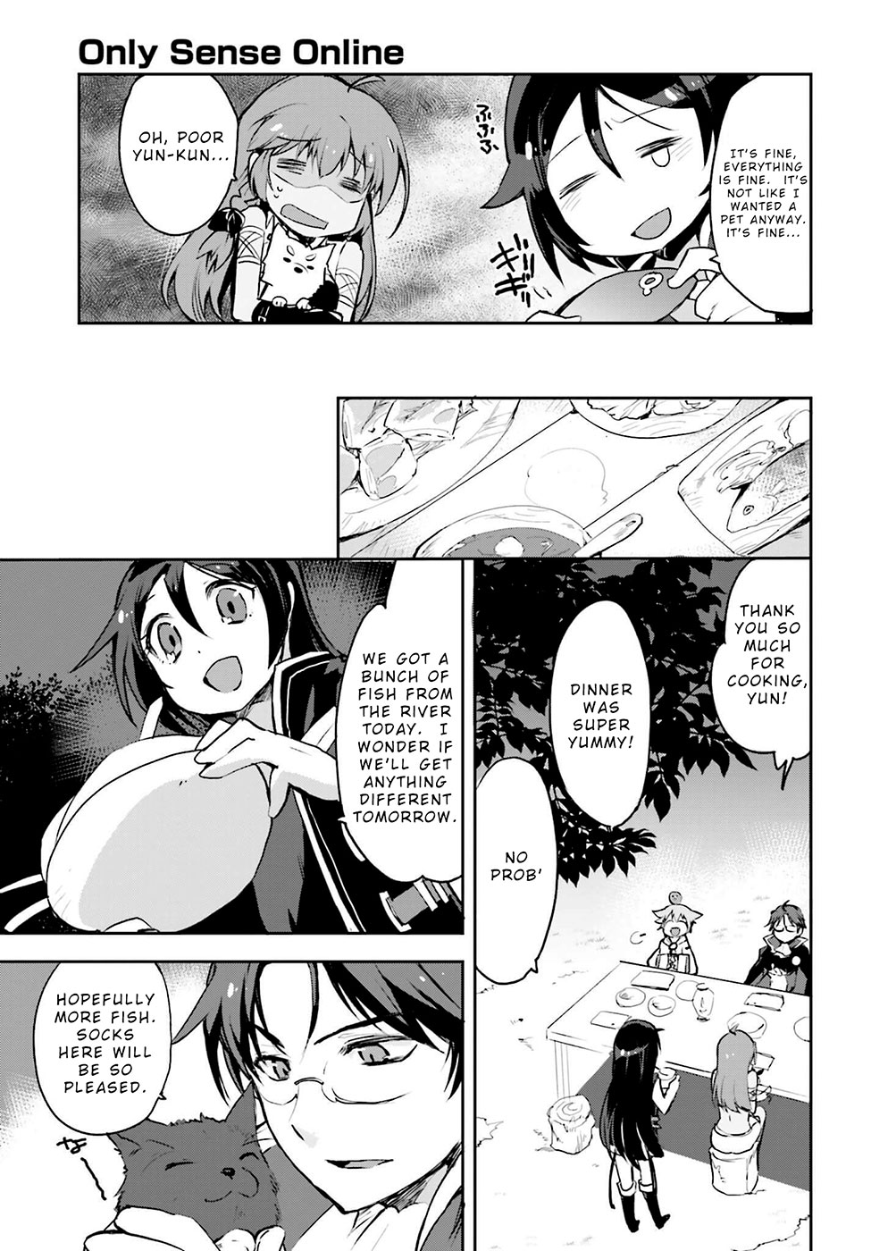 Only Sense Online Chapter 13 page 7 - Chapter 13: Camping and Unicorns!