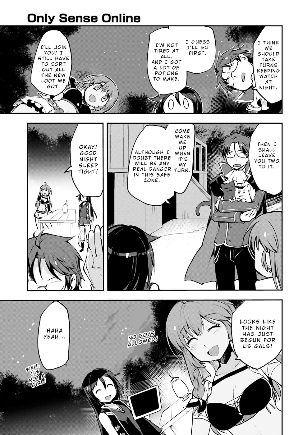 Only Sense Online Chapter 13 page 9 - Chapter 13: Camping and Unicorns!