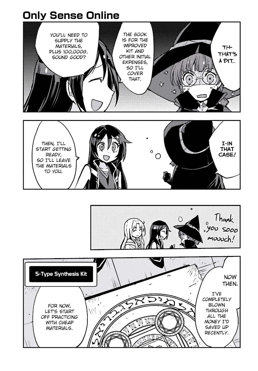 Only Sense Online Chapter 28 page 9 - Chapter 28: Synthesis, and the Monster Fad