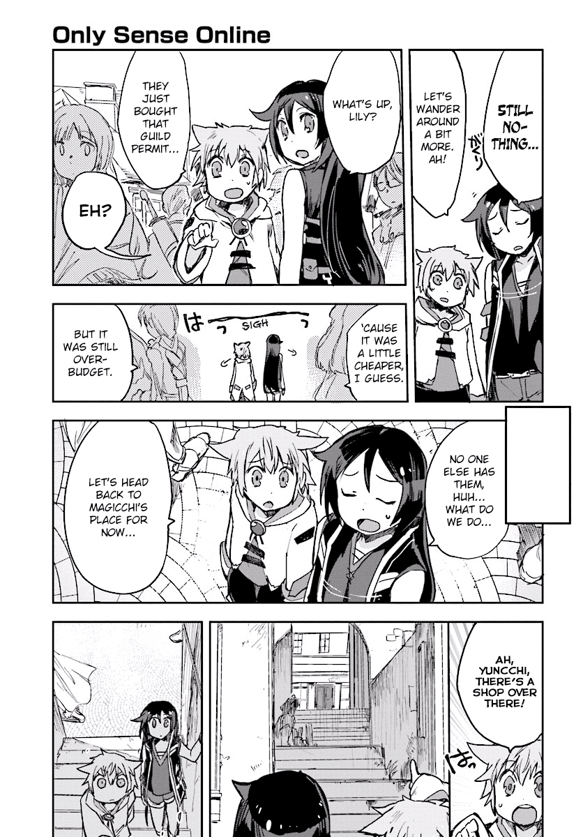 Only Sense Online Chapter 29 page 19 - Chapter 29: Resellers, and the Plan for the Crafting Guild